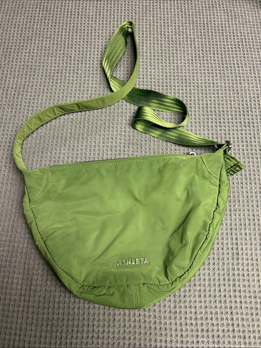 Athleta Bright Olive Green Crossbody Sling